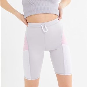 Urban outfitters colorblock high rise mesh panel leggings large